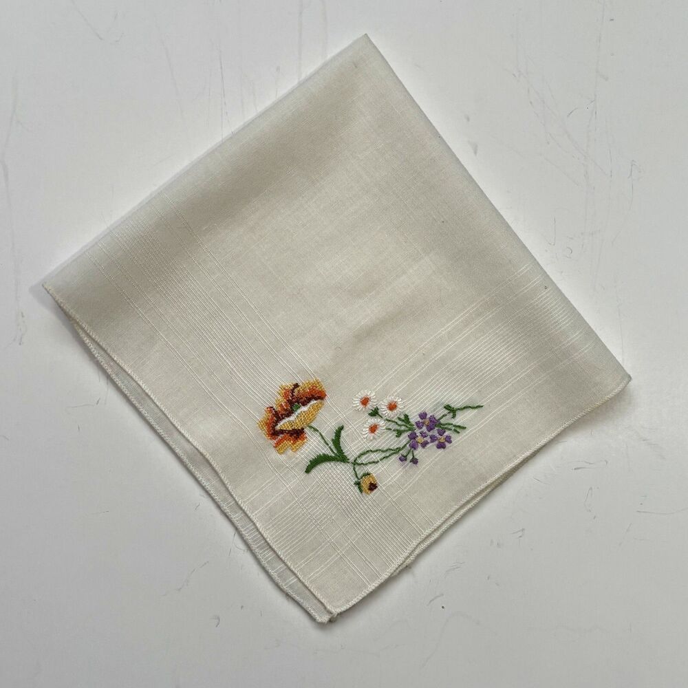 Heirloom Bridesmaid Handkerchief Wedding Cottage Vintage Feminine Dainty